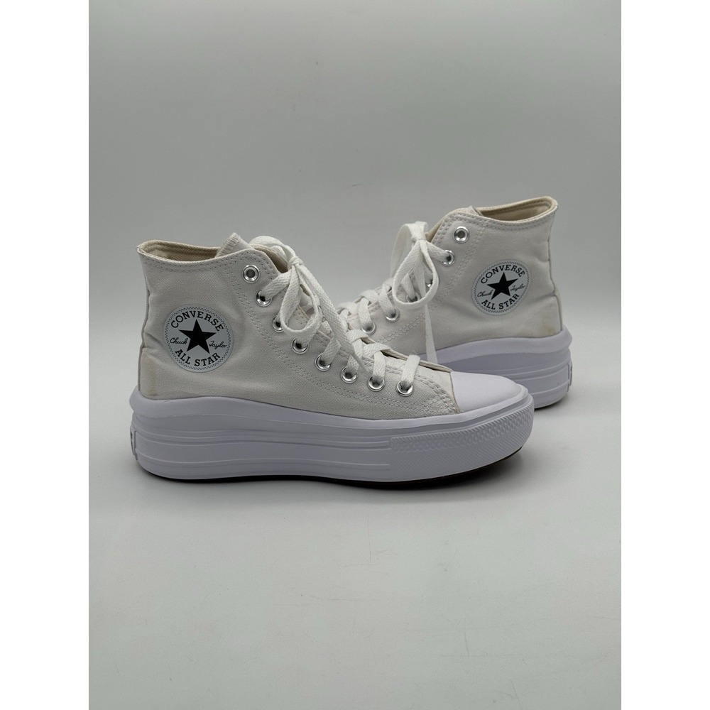 Converse Women's CTAS Move HI White/White 568498C - US 7.5